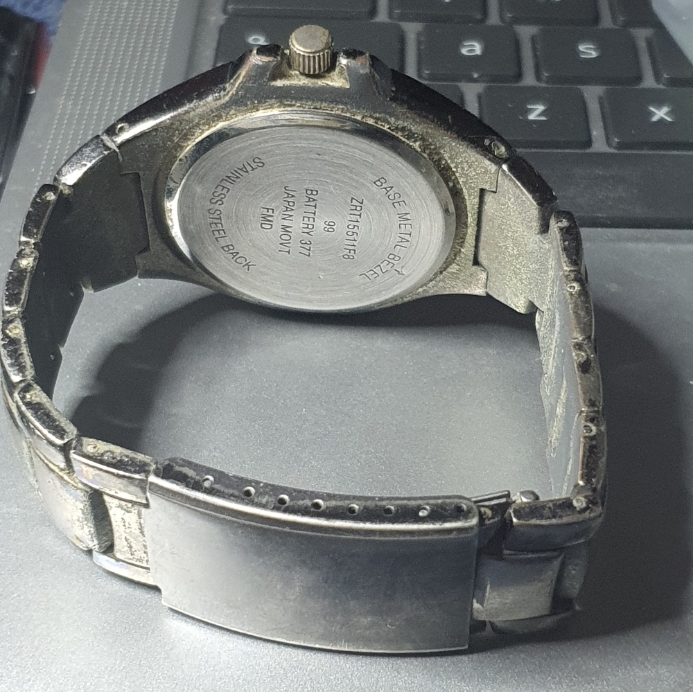 10/$20 Black/Brown Stainless Steel Men's Watch - Picture 3 of 4